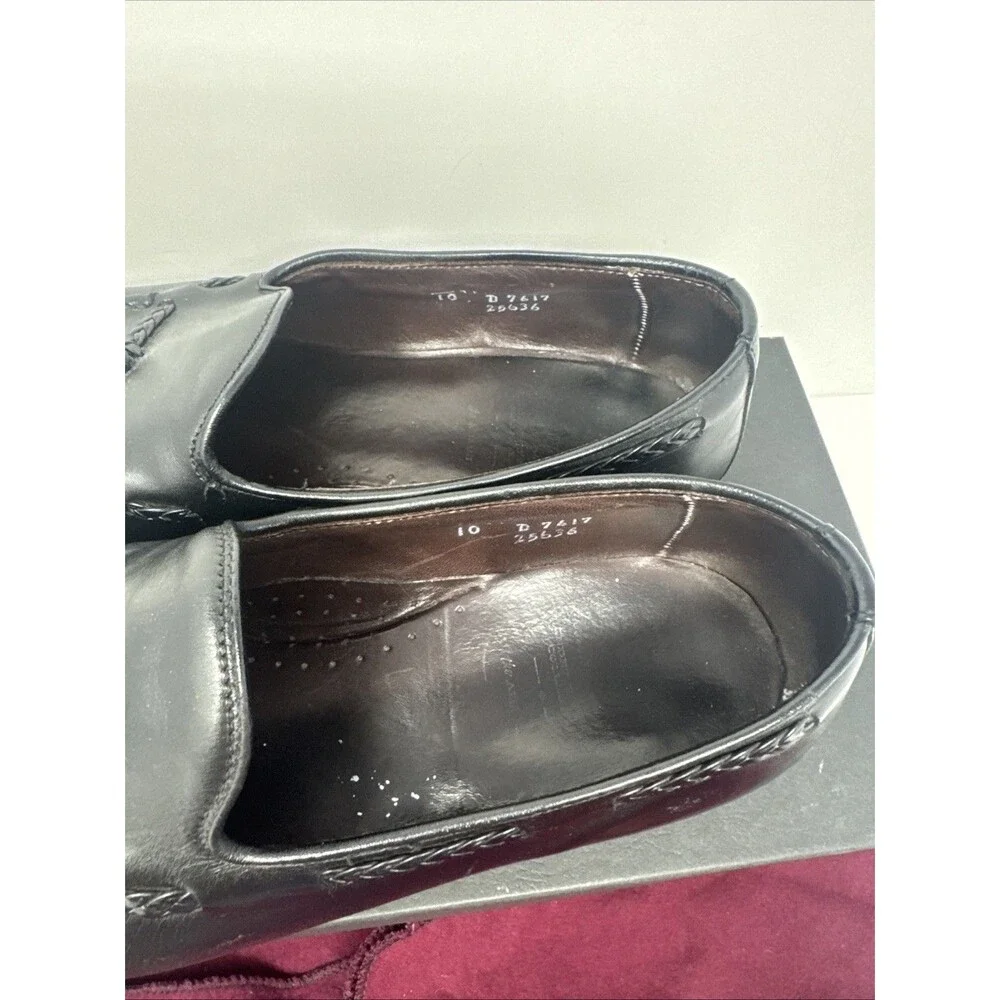 Allen Edmonds The Adams Independence Collection Black Loafers Tassle Sz 10 D